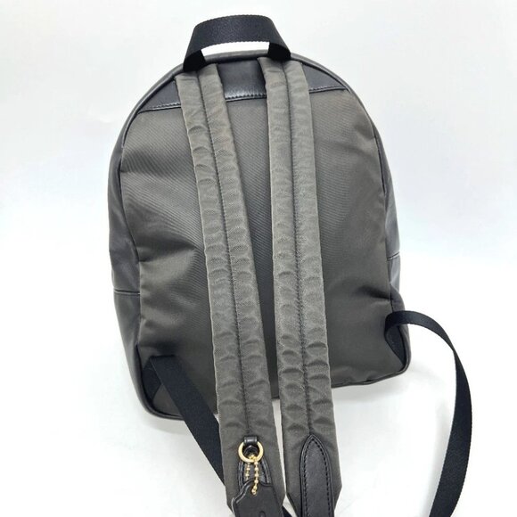 COACH F32200 Charlie Signature Backpack Bag PVC/Leather Brown - Picture 5 of 16